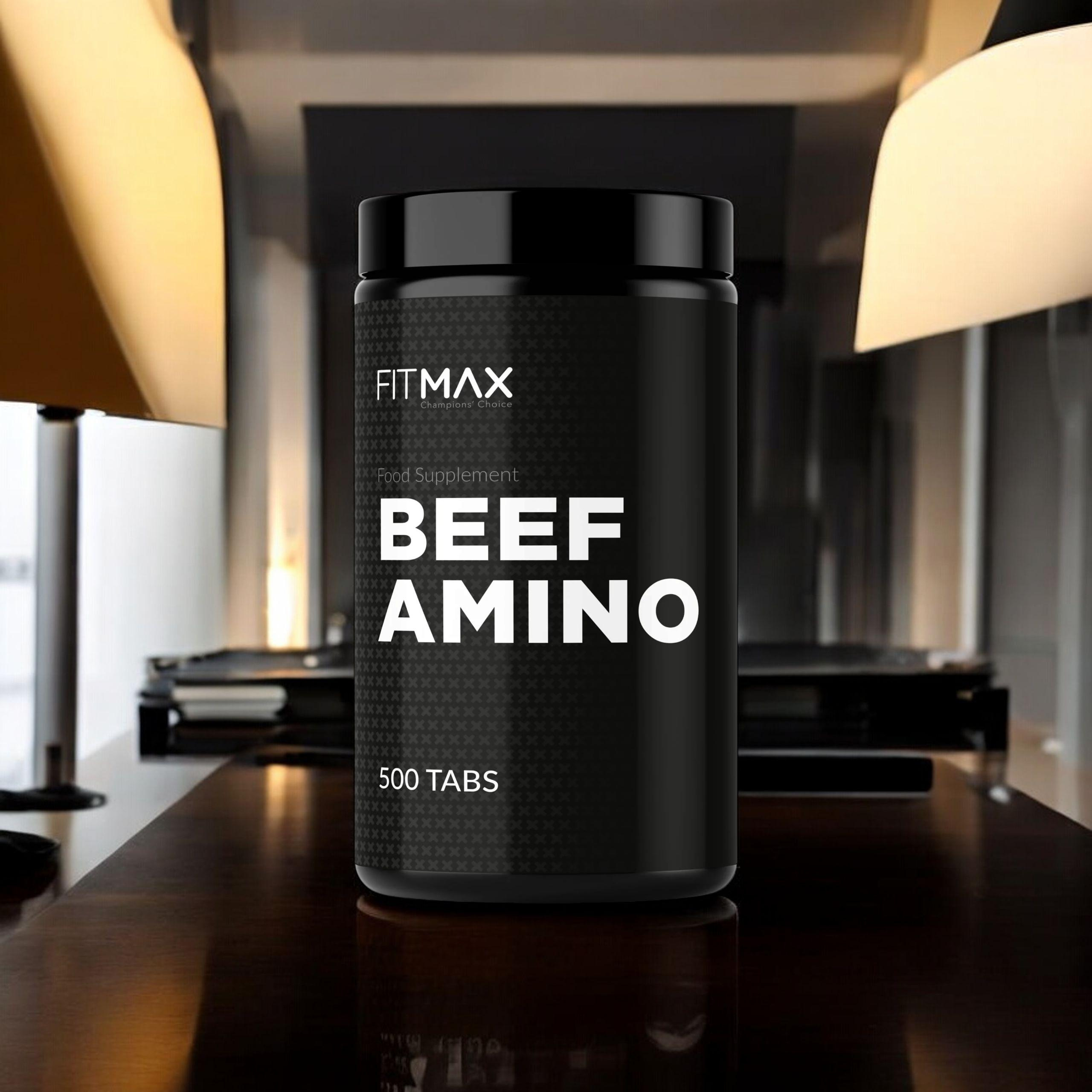 FITMAX Beef Amino 5000 - hydrolizat białka wołowego