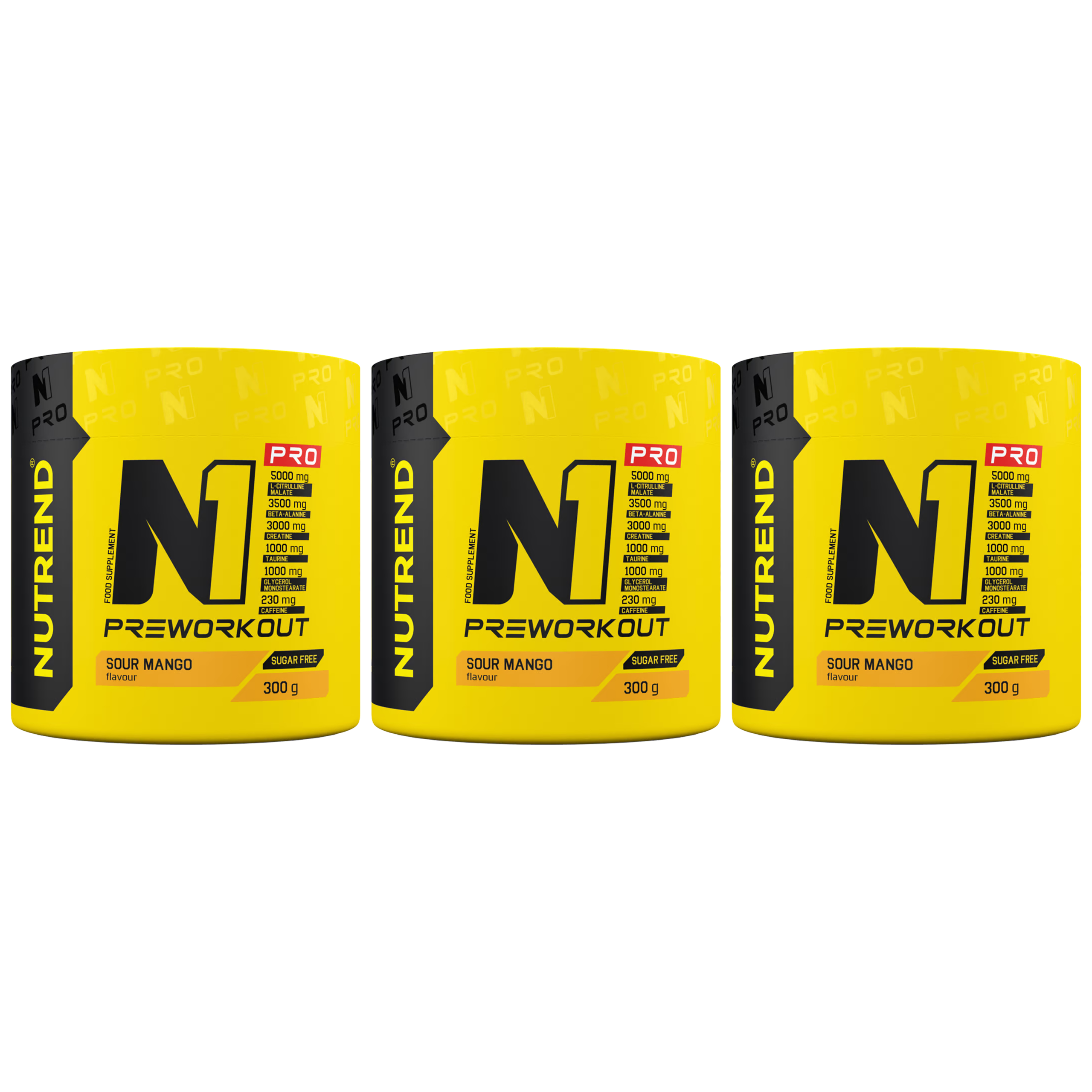 NUTREND N1 PRO  PreWorkout - 3x 300g