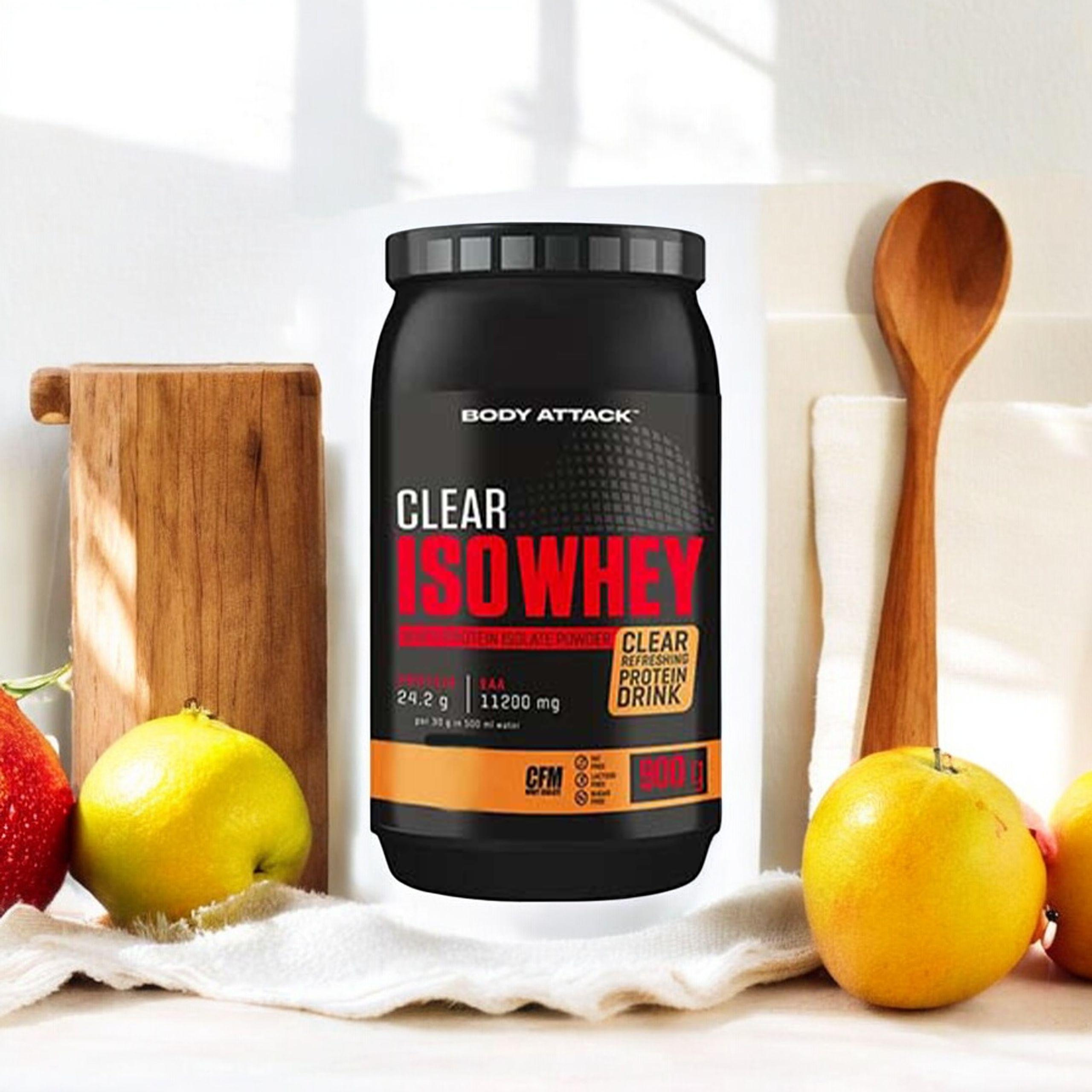 BODY ATTACK Clear Iso Whey - 3x 900g