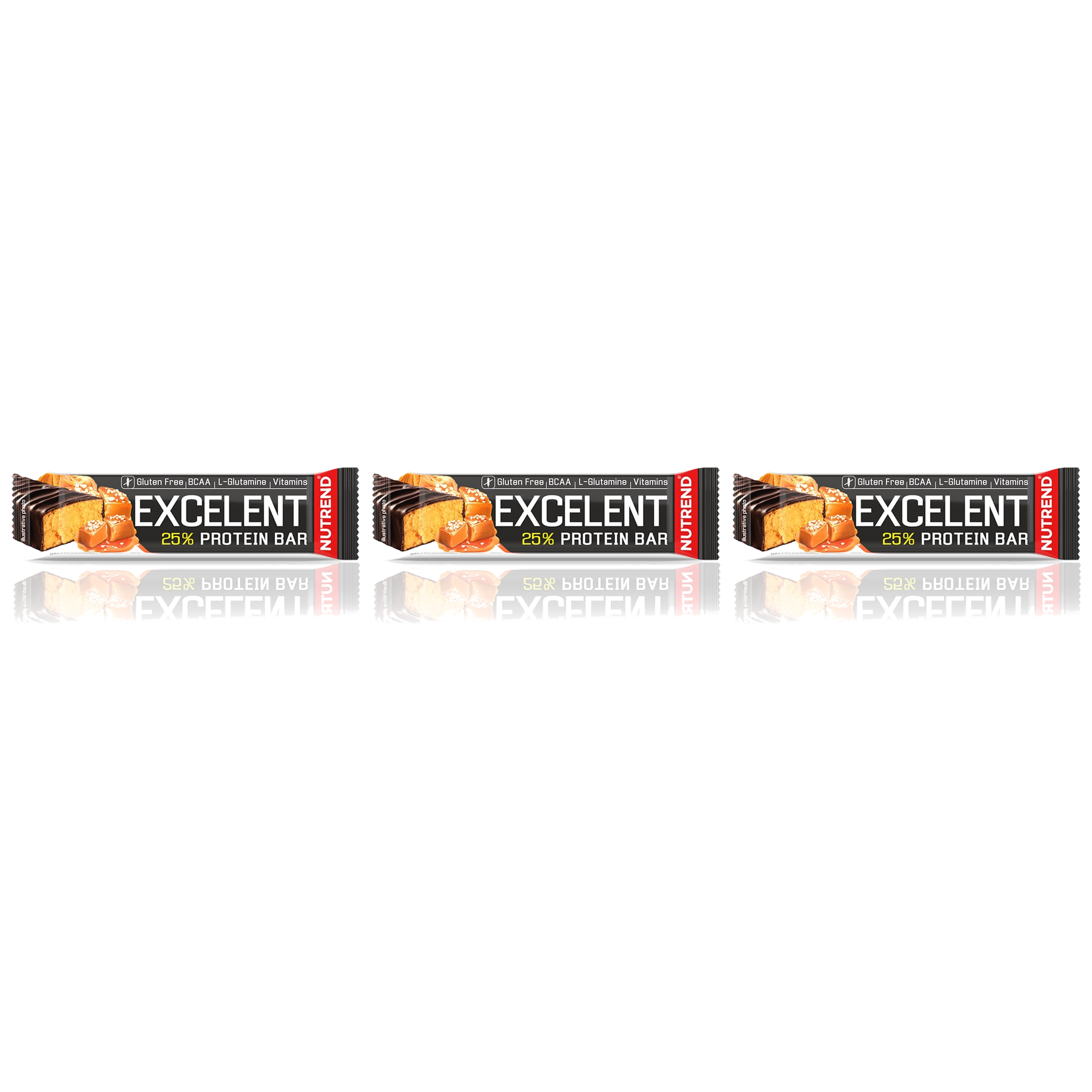 NUTREND Excelent Protein Bar - 3x 85g - Baton Białkowy