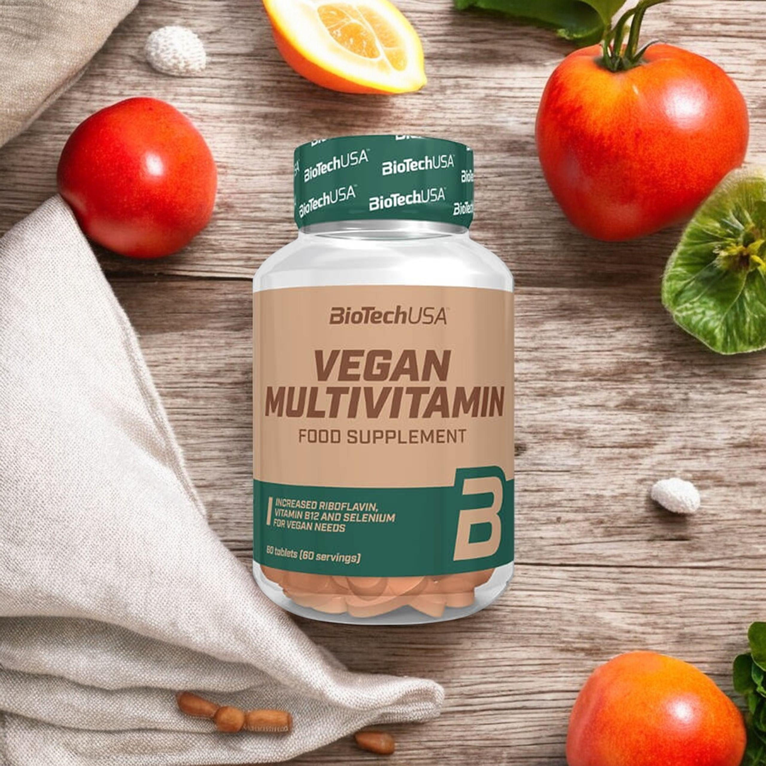 BioTech USA Vegan Multivitamin - 60tabs. - Multiwitamina dla wegan