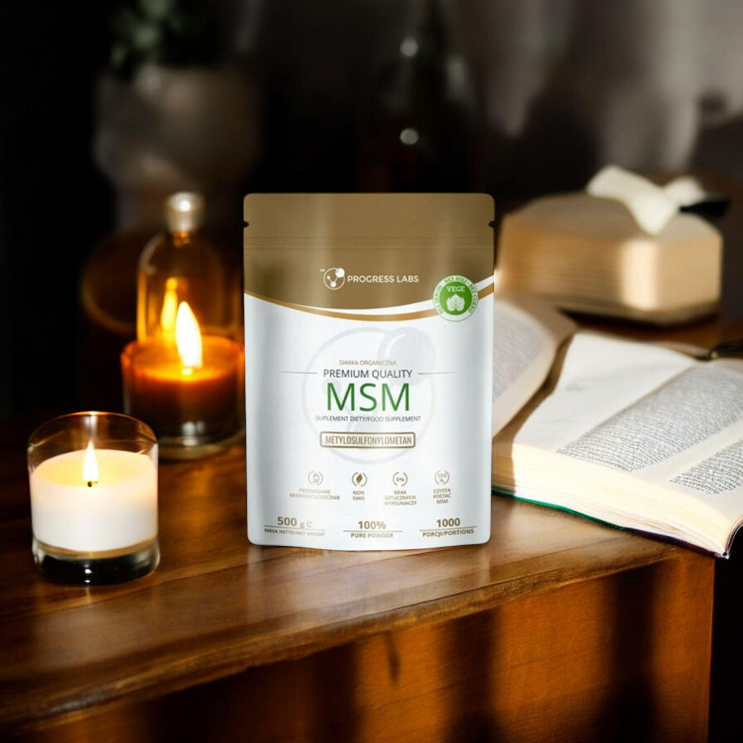PROGRESS LABS MSM (Siarka Organiczna) - 500g