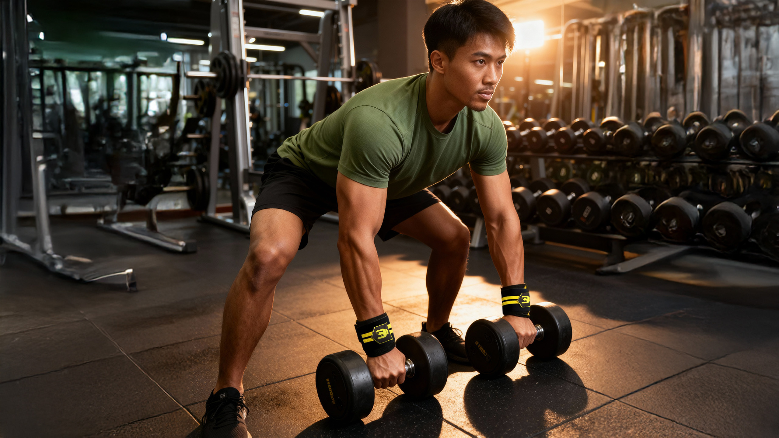 HIRO.LAB Wrist Wrap - Rubber Logo New - Black - Opaski usztywniające na nadgarstki