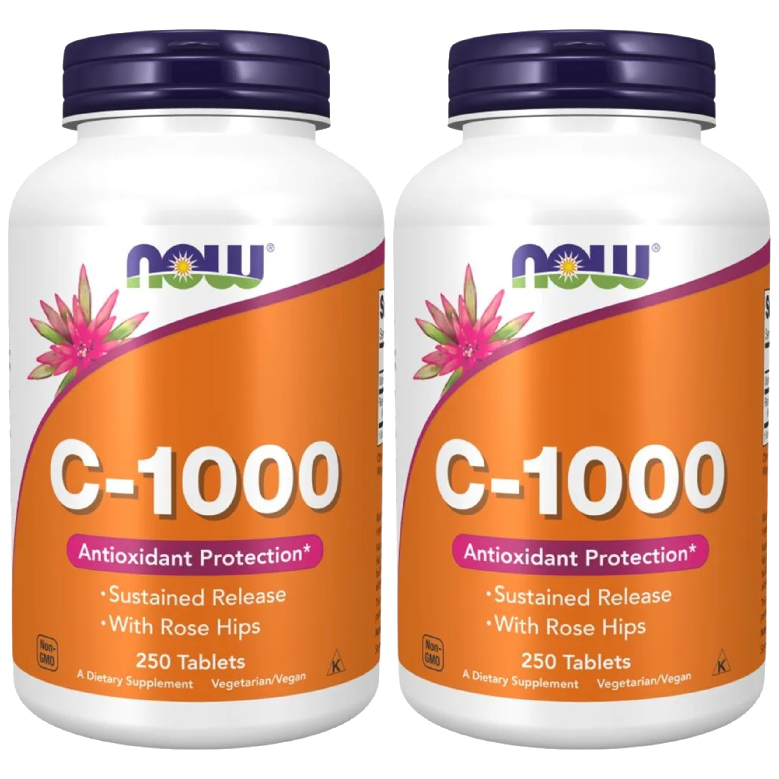 NOW Vitamin C-1000 Antioxidant Protection - 2x 250tabs