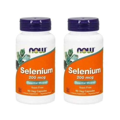 NOW Selenium - 200 MCG - 2x 90vegcaps