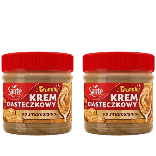 SANTE - Crunchy Krem Ciasteczkowy - 2x 180g