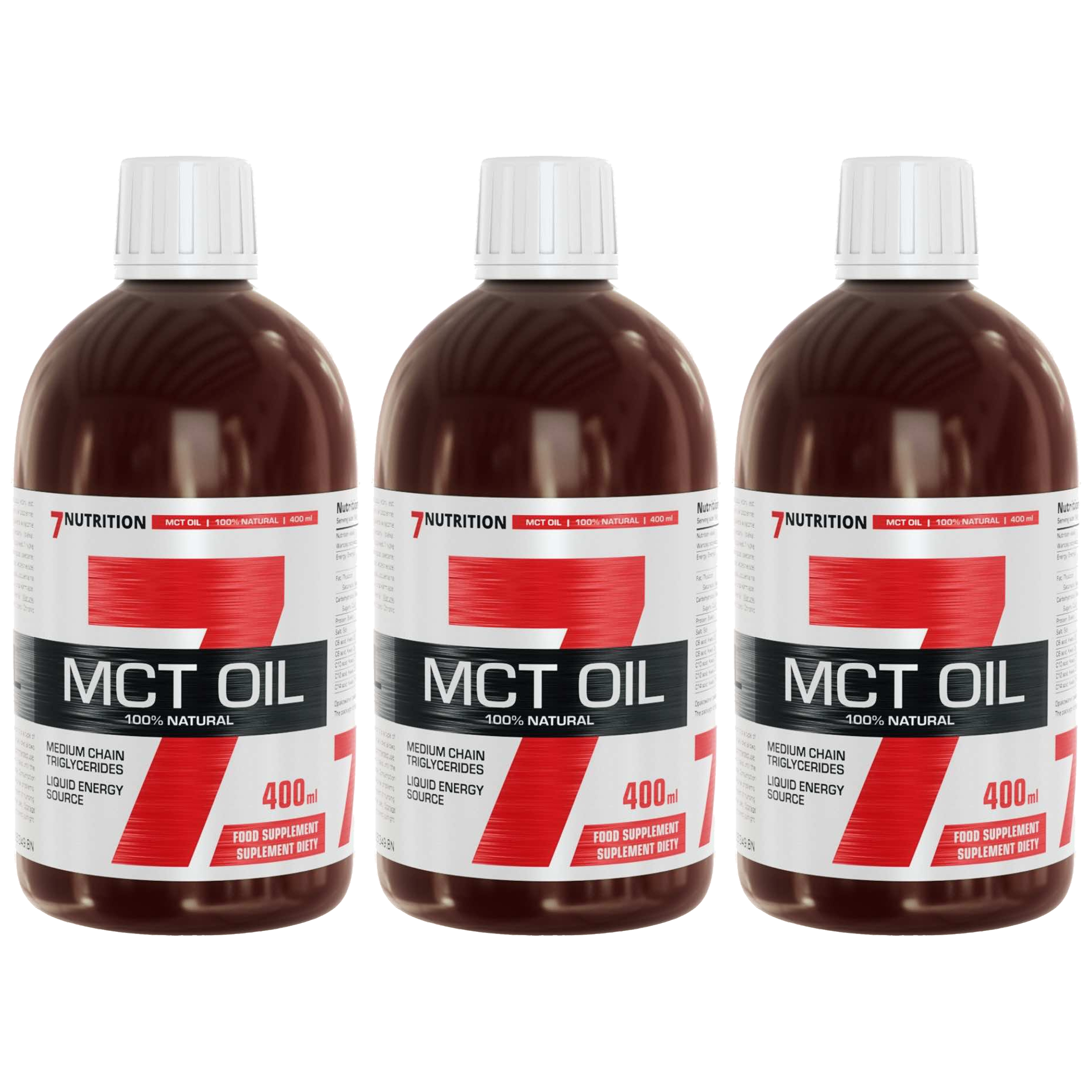 7 NUTRITION MCT Oil - 3x 400ml