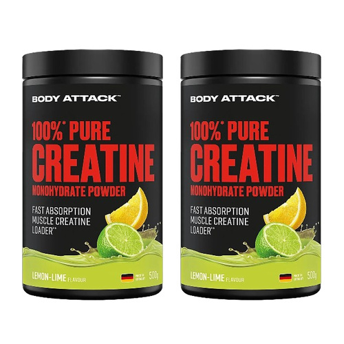 BODY ATTACK - 100% Pure Creatine - 2x 500g