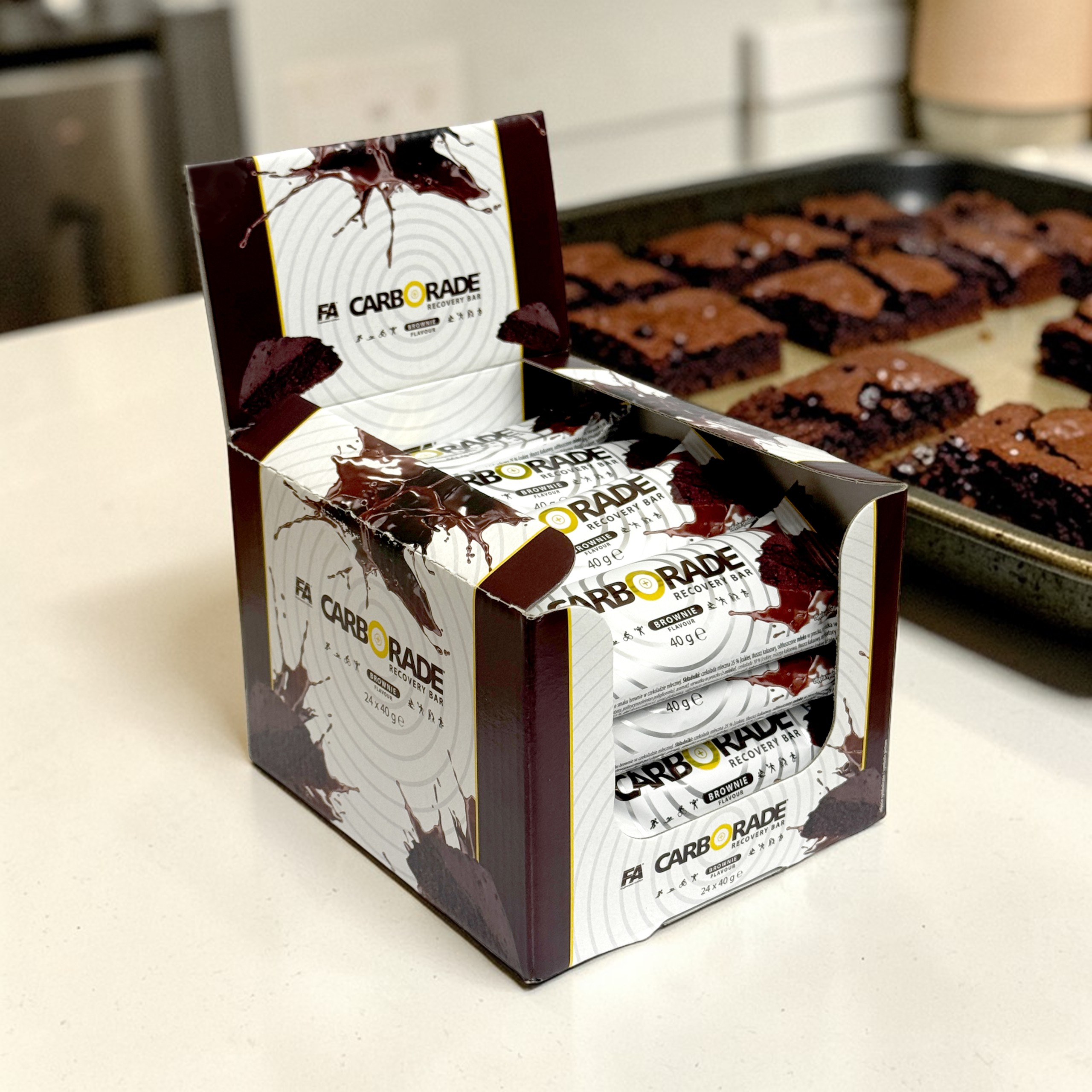 FITNESS AUTHORITY - Carborade Recovery Bar - 24x 40g 