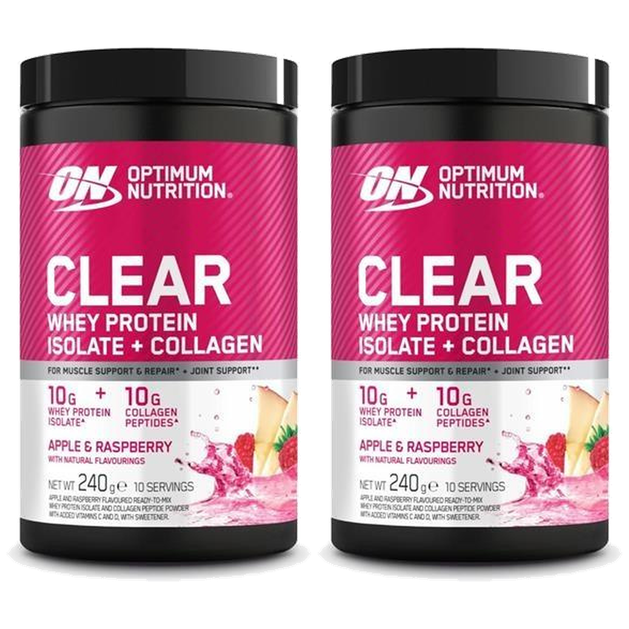 OPTIMUM NUTRITION - Whey Collagen - 2x 240g - Apple Raspberry