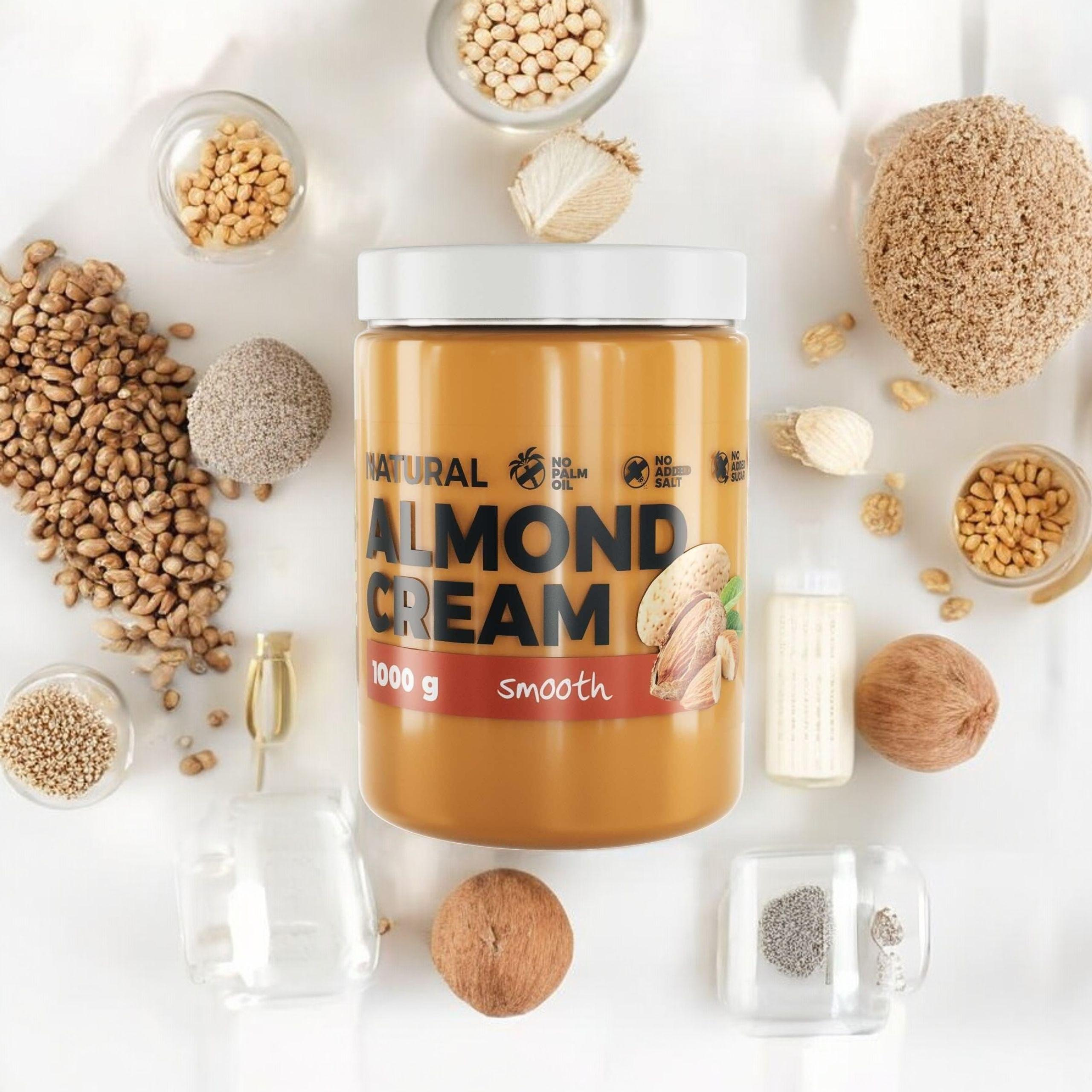 7 NUTRITION - Almond Butter - 3x 1000g - Smooth - Masło Migdałowe