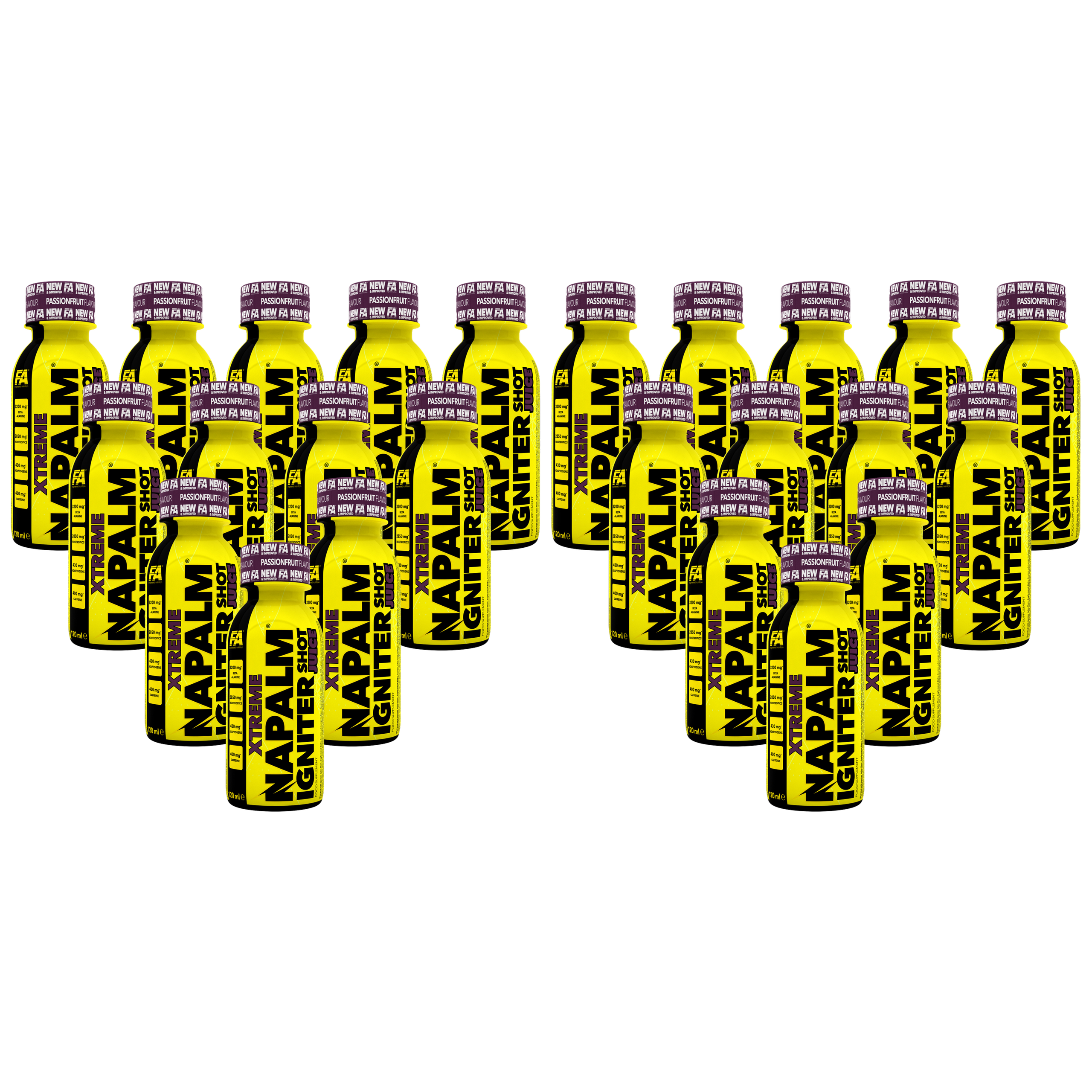 FITNESS AUTHORITY - Napalm Igniter Juice Shot - 12x 2x 120ml