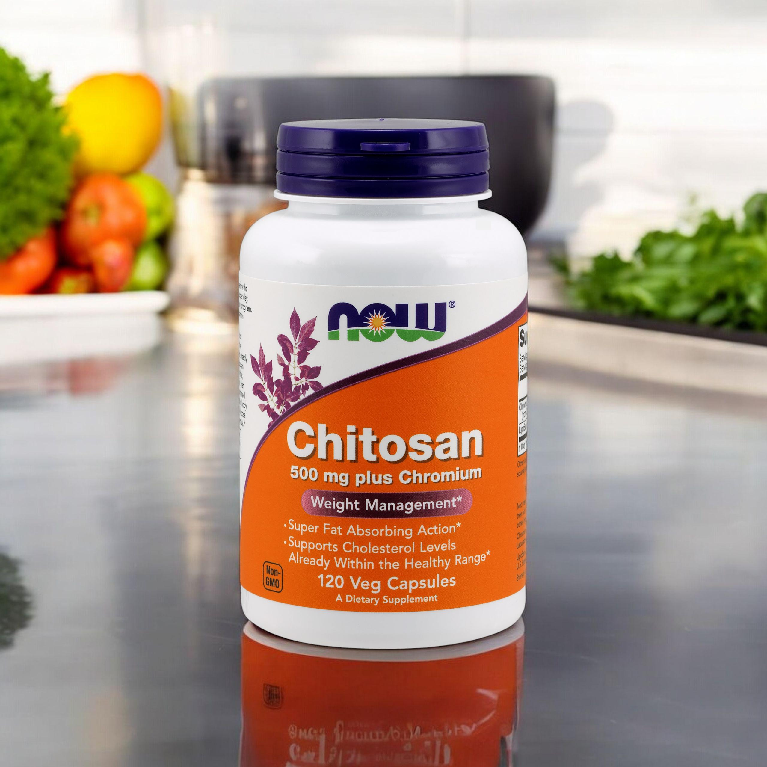 NOW Chitosan - 3x 120vcaps