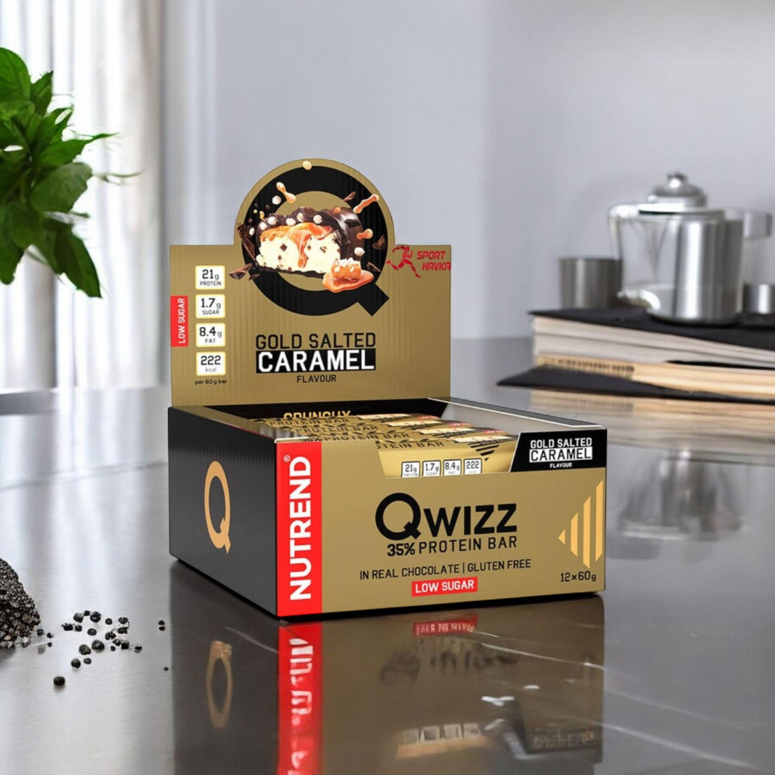 NUTREND - Baton QWIZZ Protein Bar - 24x 2x 60g