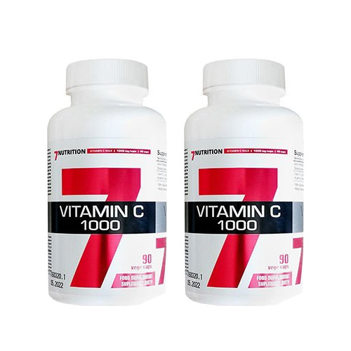 7 NUTRITION Vitamin C 1000 - 2x 90vcaps
