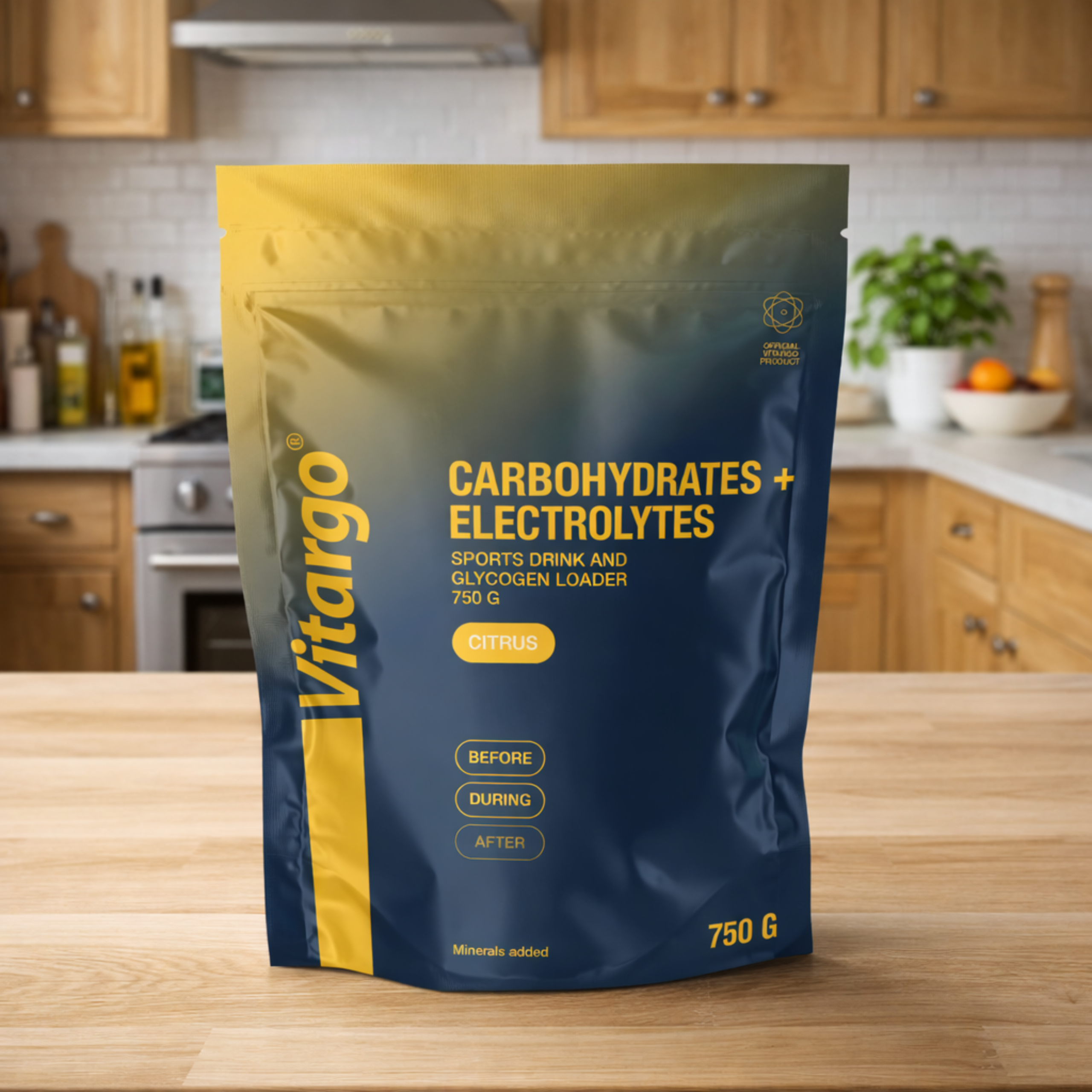 VITARGO - Carbohydrates + Electrolyte - 3x 750g - Citrus