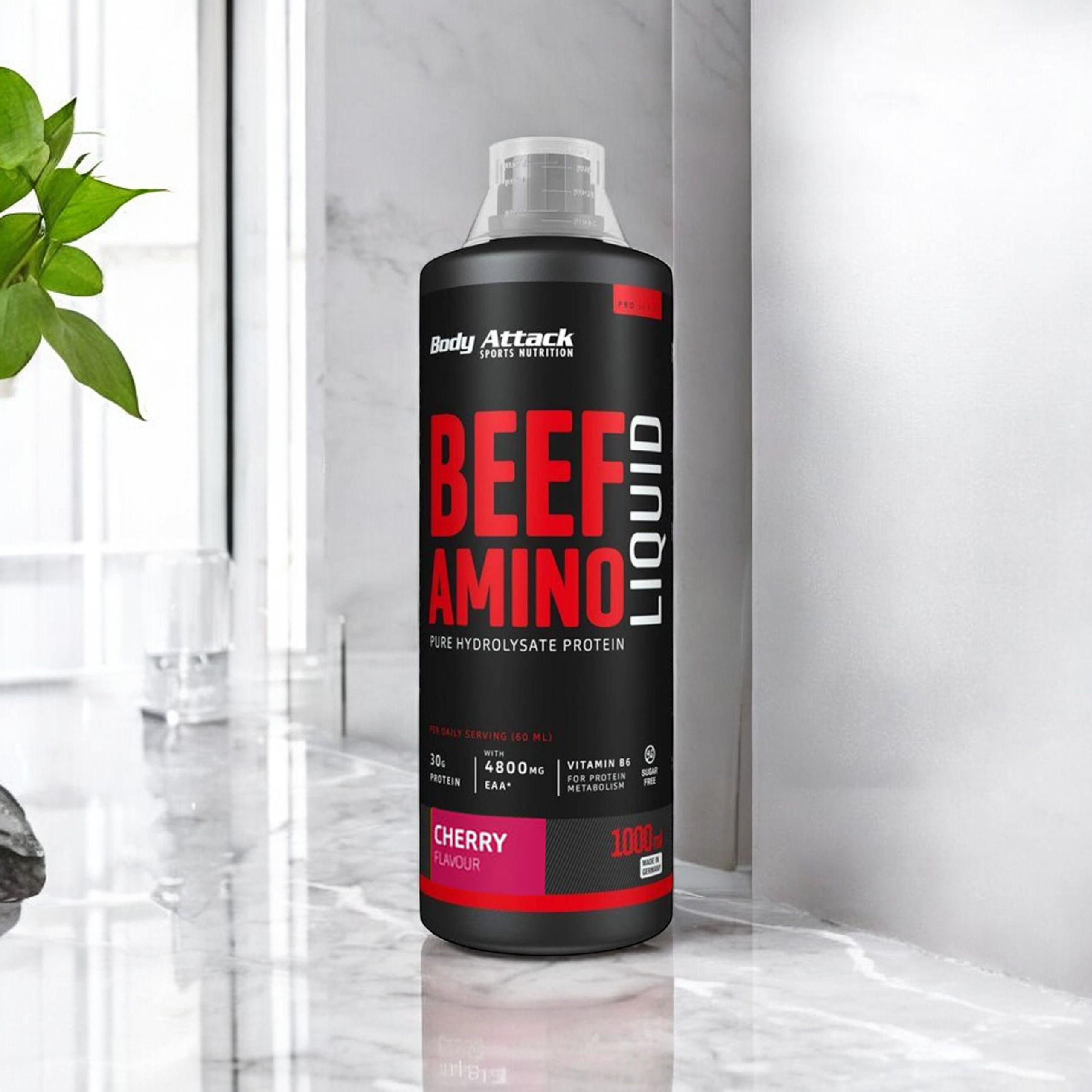 BODY ATTACK Beef Amino Liquid - 3x 1000ml