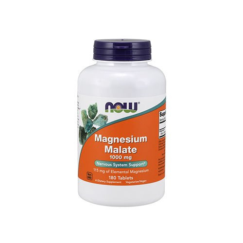 NOW Magnesium Malate 1000mg - 2x 180tabs