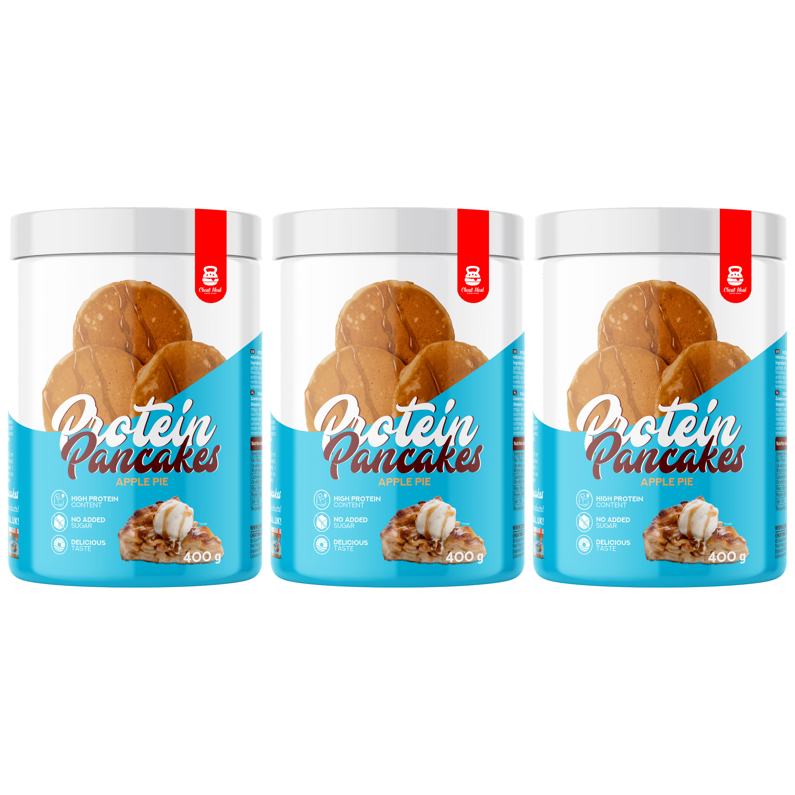 Cheat Meal Nutrition Protein Pancakes - 3x 400g