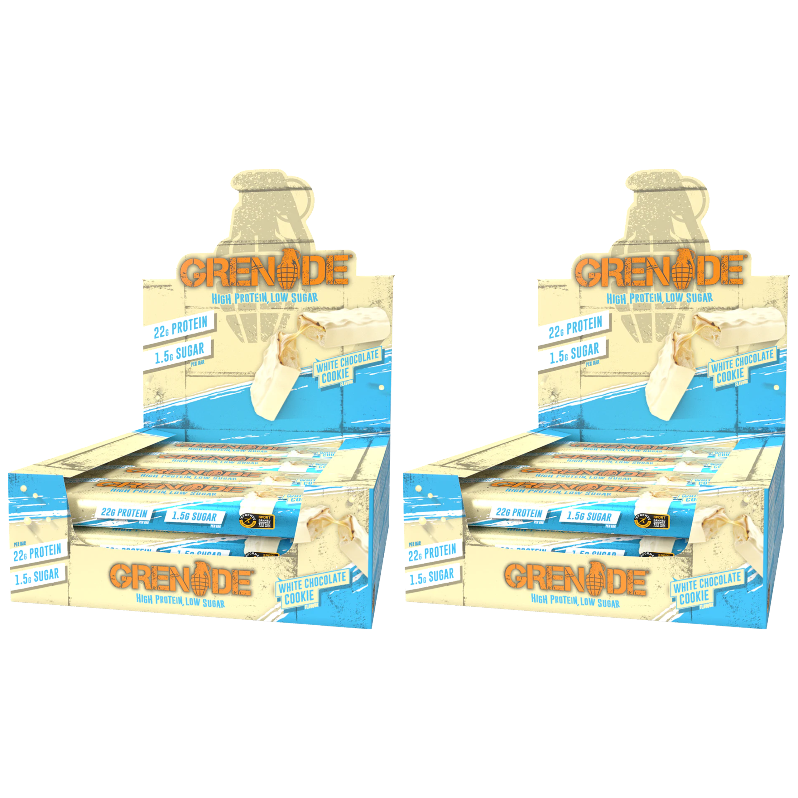 GRENADE - Protein Bar - 12x 2x 60g
