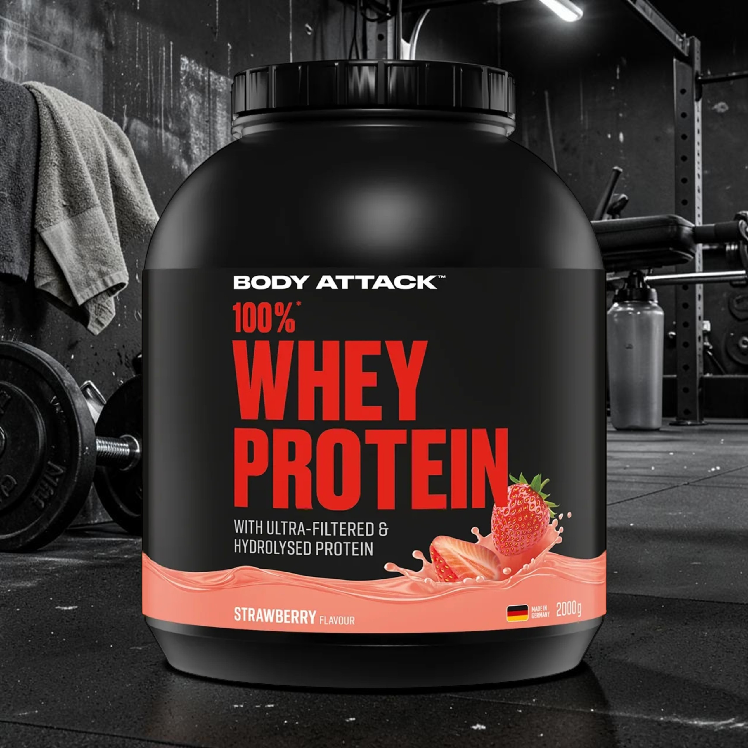 BODY ATTACK - 100% Whey Protein - 2000g