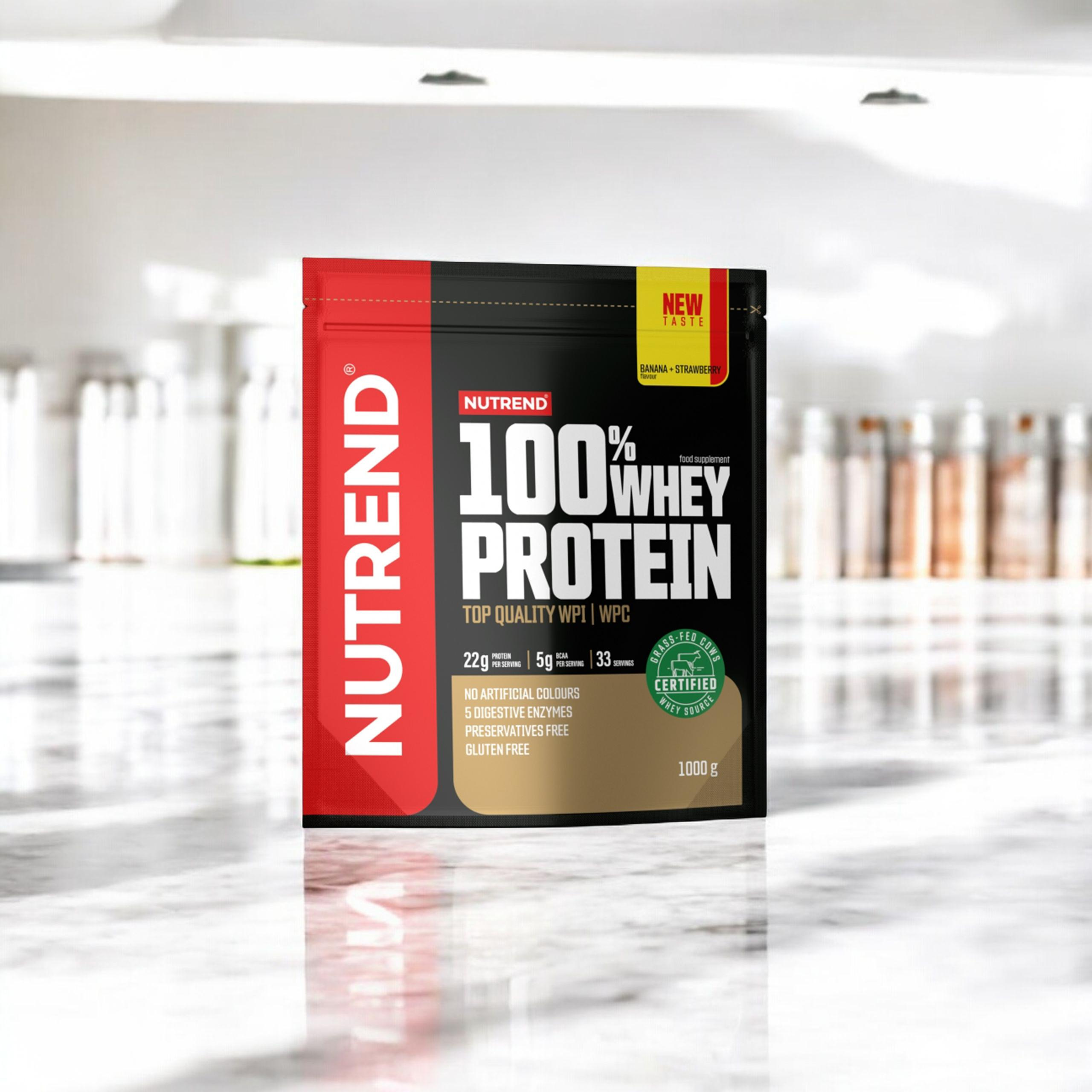 NUTREND 100% Whey Protein - 3x 1000g