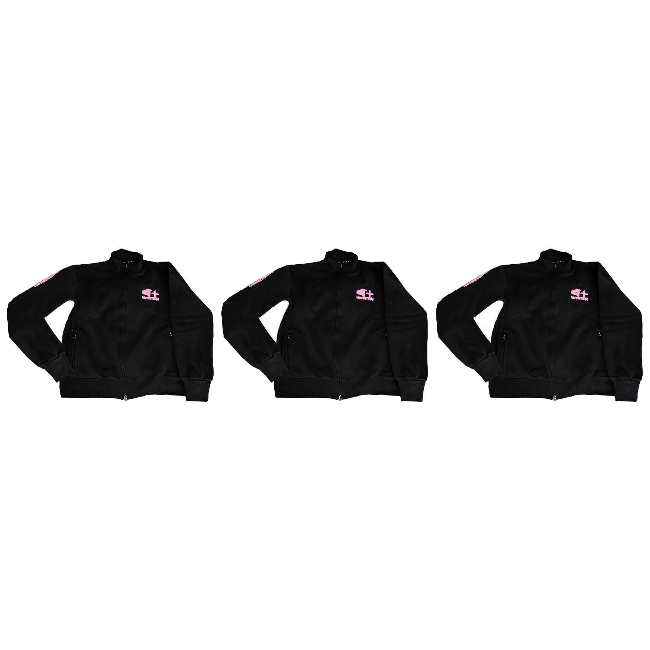 4+ NUTRITION Bluza - Black - 3x Pink