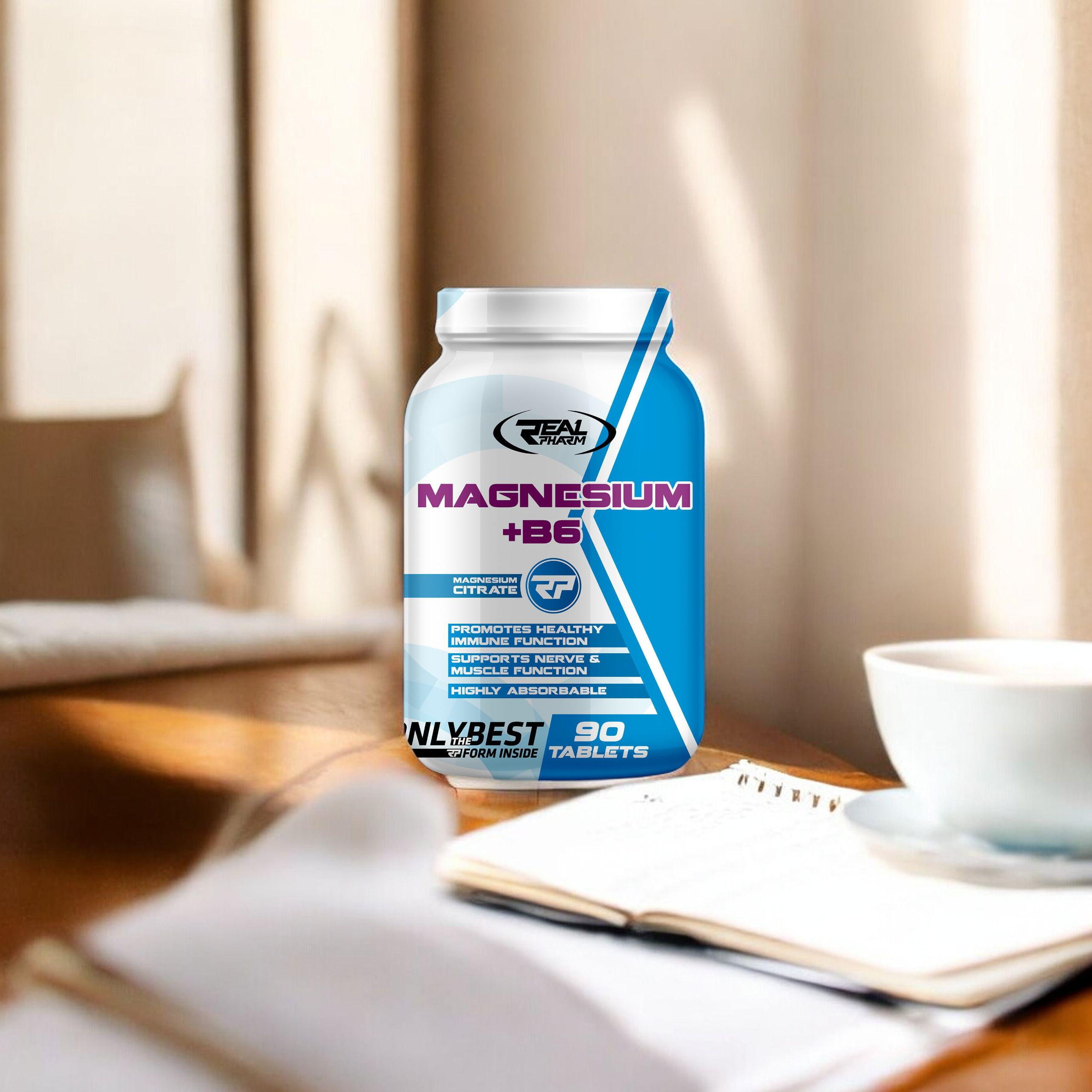REAL PHARM Magnesium+ B6 - 3x 90tabs