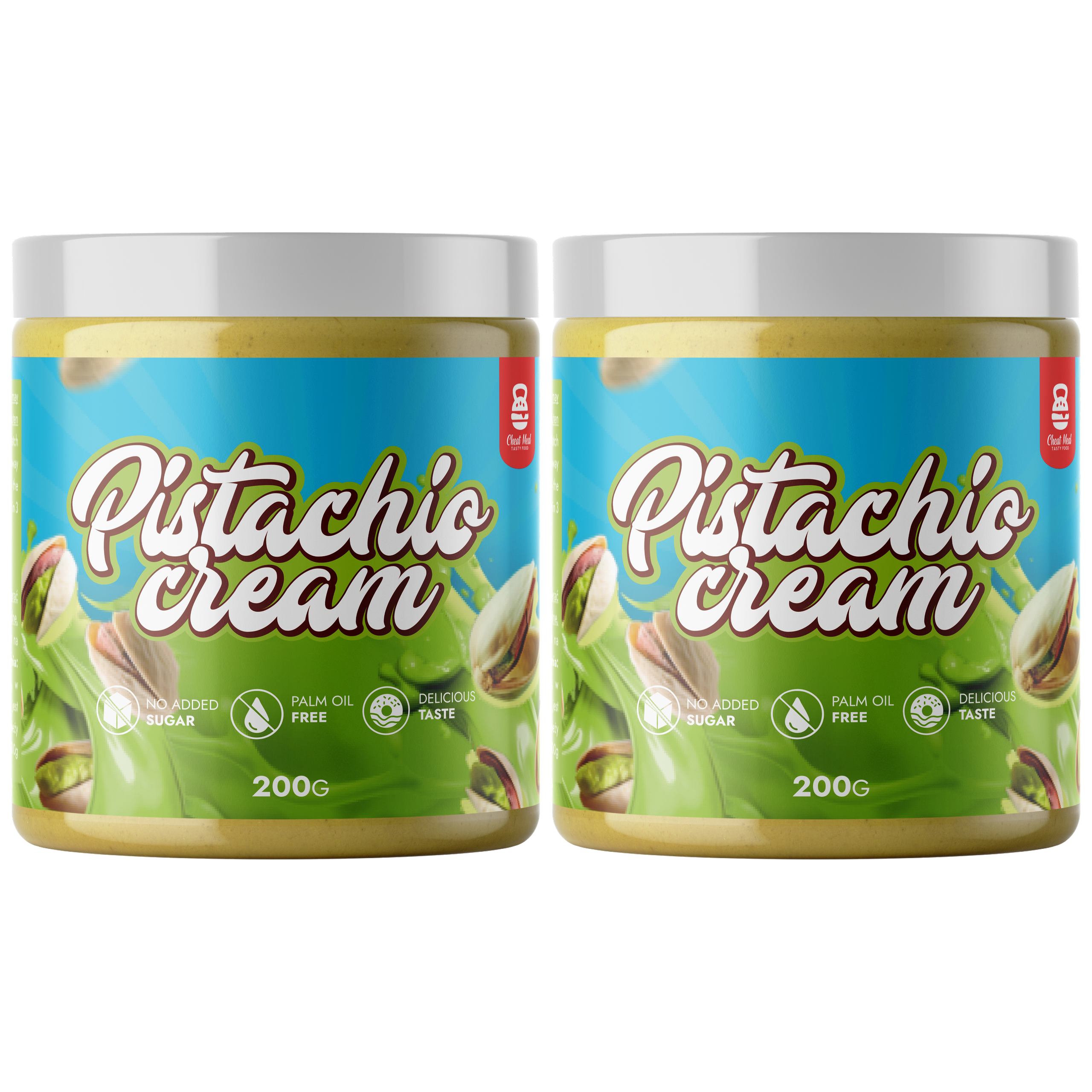 Cheat Meal Nutrition Pistachio Cream - Pistacjowy krem do smarowania - 2x 200g