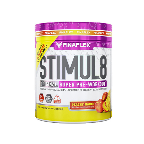 FINAFLEX Stimul8 - 245g - Peach Mango - WYPRZEDAŻ -  31-12