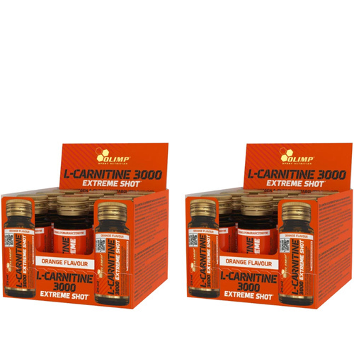 OLIMP - L-Carnitine 3000 Extreme Shot - 9x 2x 25ml - Orange