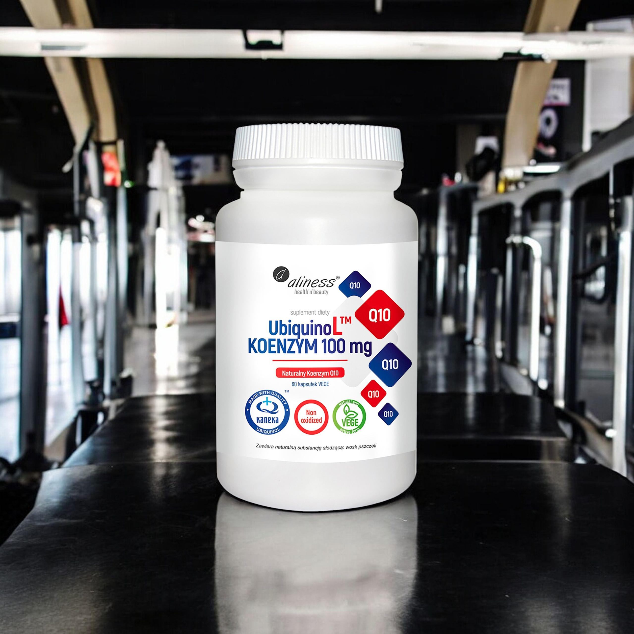 ALINESS - UbiquinoL KANEKA Naturalny KOENZYM Q10 100mg - 60vcaps