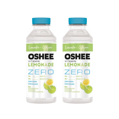 OSHEE - Vitamin Lemonade Zero - 2x 555ml - Lemon Lime