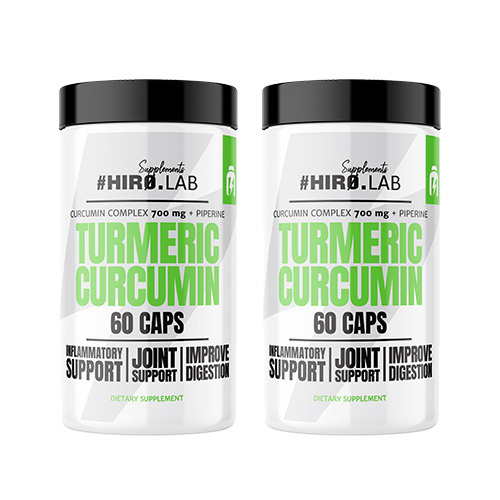HIRO.LAB Turmeric Curcumin - 2x 60caps.