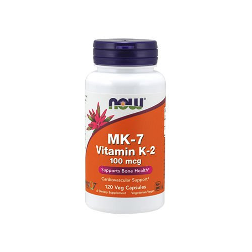 NOW Vitamin K-2 MK7 100mcg - 3x 120vcaps