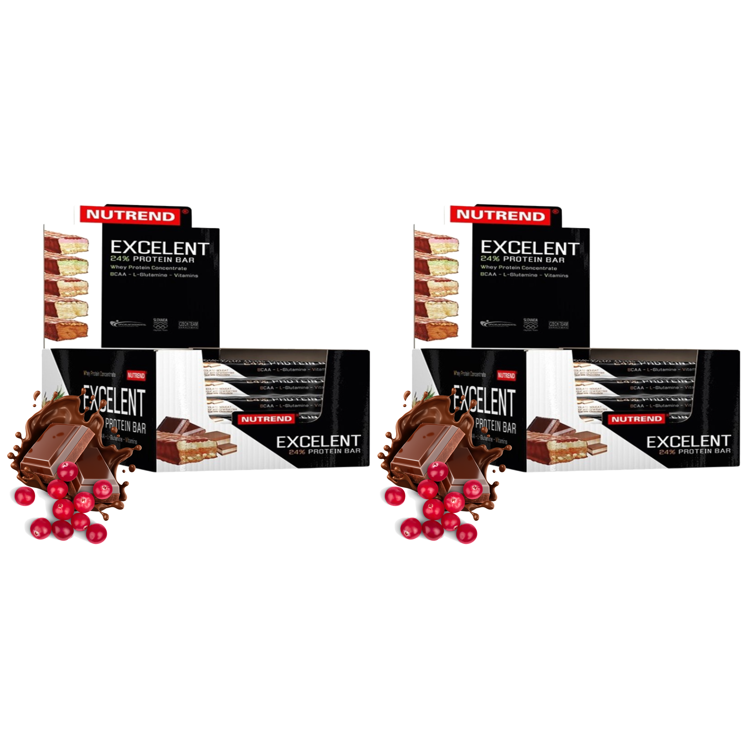 NUTREND - Excelent Protein Bar - 18x 2x 85g 