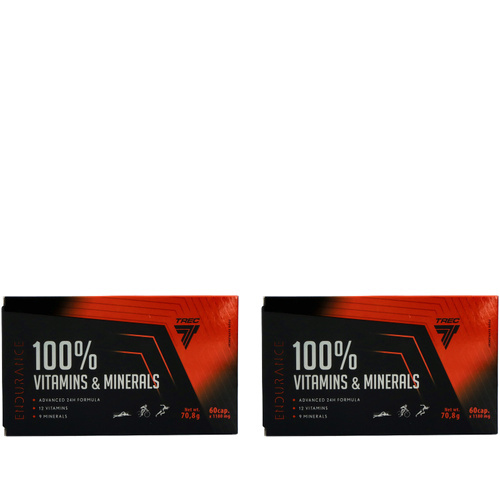 TREC Endurance 100% Vitamins & Minerals - 2x 60caps