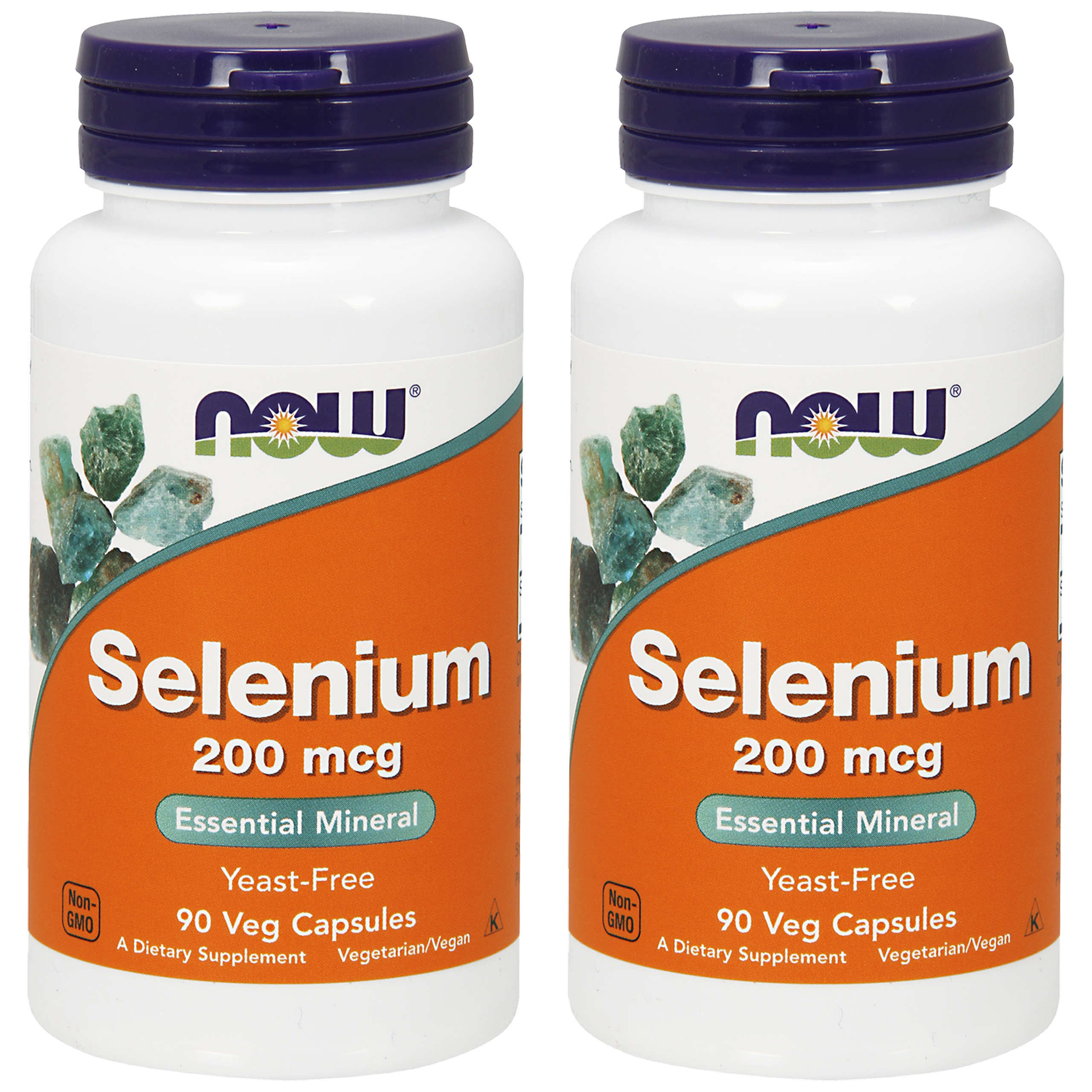 NOW Selenium - 200 MCG - 2x 90vegcaps