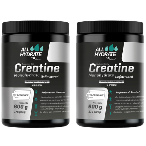 ALINESS - All Hydrate Creatine Creapure - 2x 600g