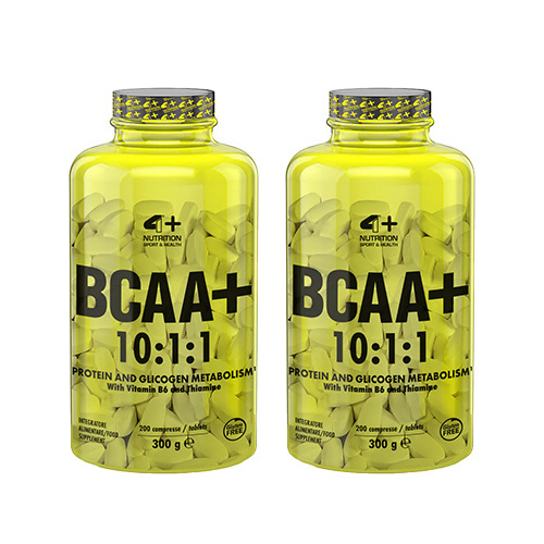 4+ NUTRITION BCAA+ 10:1:1 - 2x 200tabs.