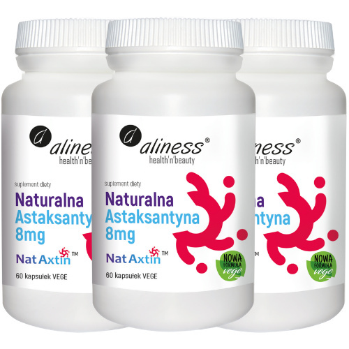ALINESS - Naturalna Astaksantyna 8mg - 3x 60vcaps.