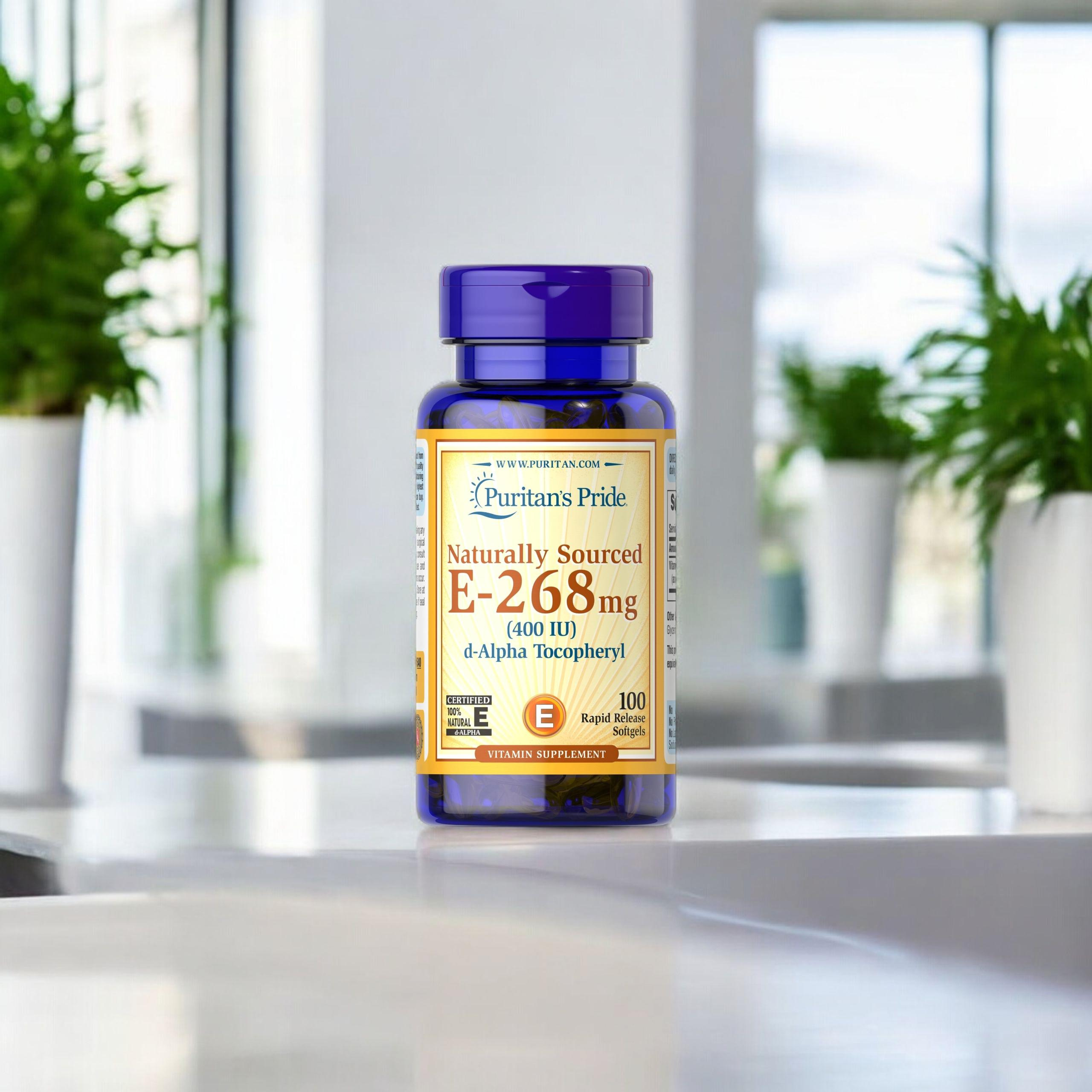 PURITAN'S PRIDE - Vitamin E Natural Sourced - 400 IU - 100softgels
