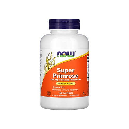 NOW Super Primrose - 120softgels. - Olej z Wiesiołka Dwuletniego