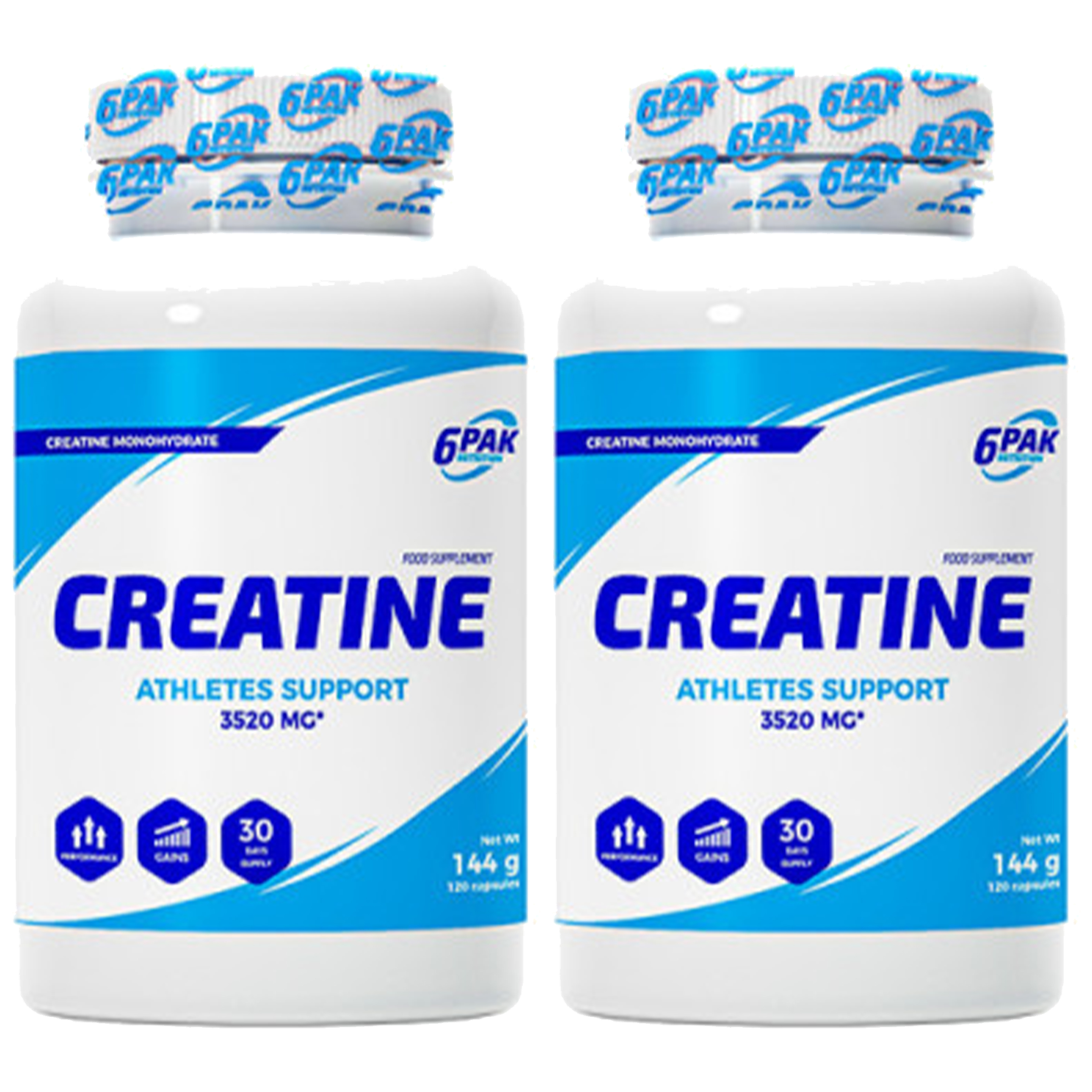 6PAK Creatine - 2x 120caps