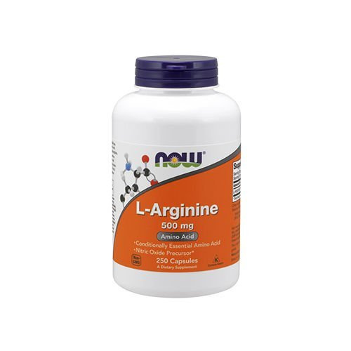 NOW L-Arginine 500mg - 3x 250vcaps