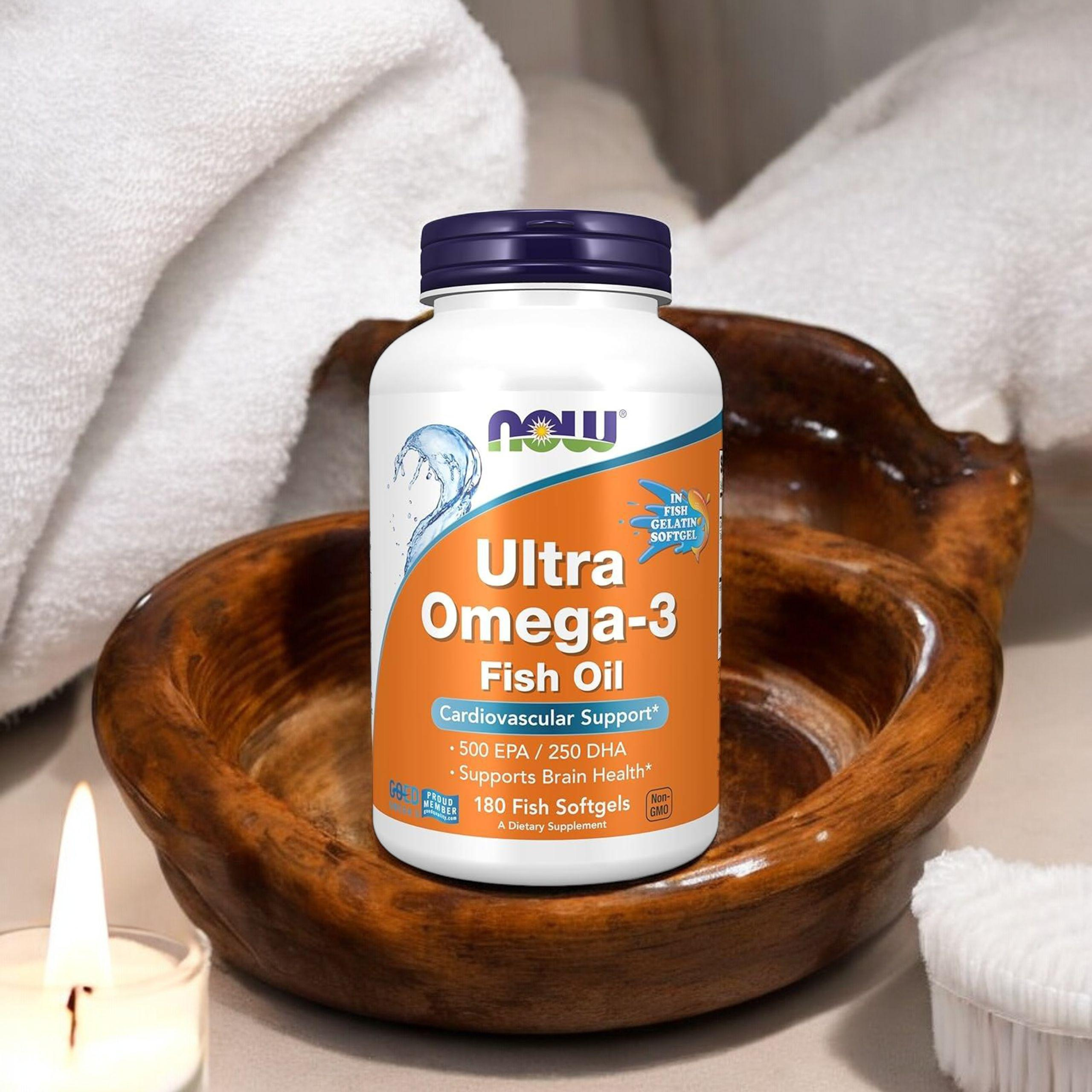 NOW - Ultra Omega-3 - 2x 180softgels