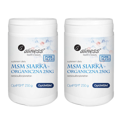 ALINESS MSM Siarka Organiczna - 2x 250g