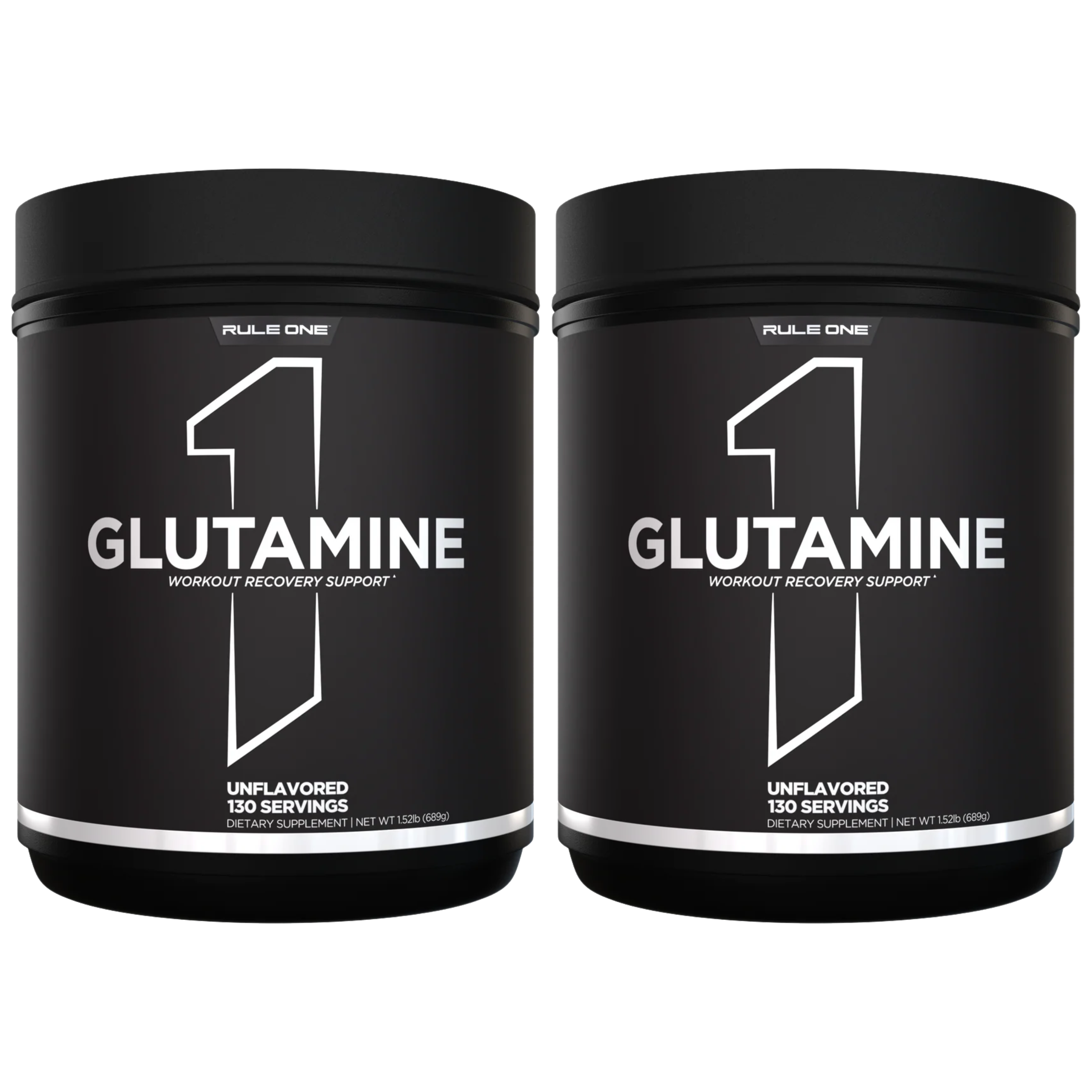 RULE 1 - R1 Glutamine - 2x 689g - Unflavored