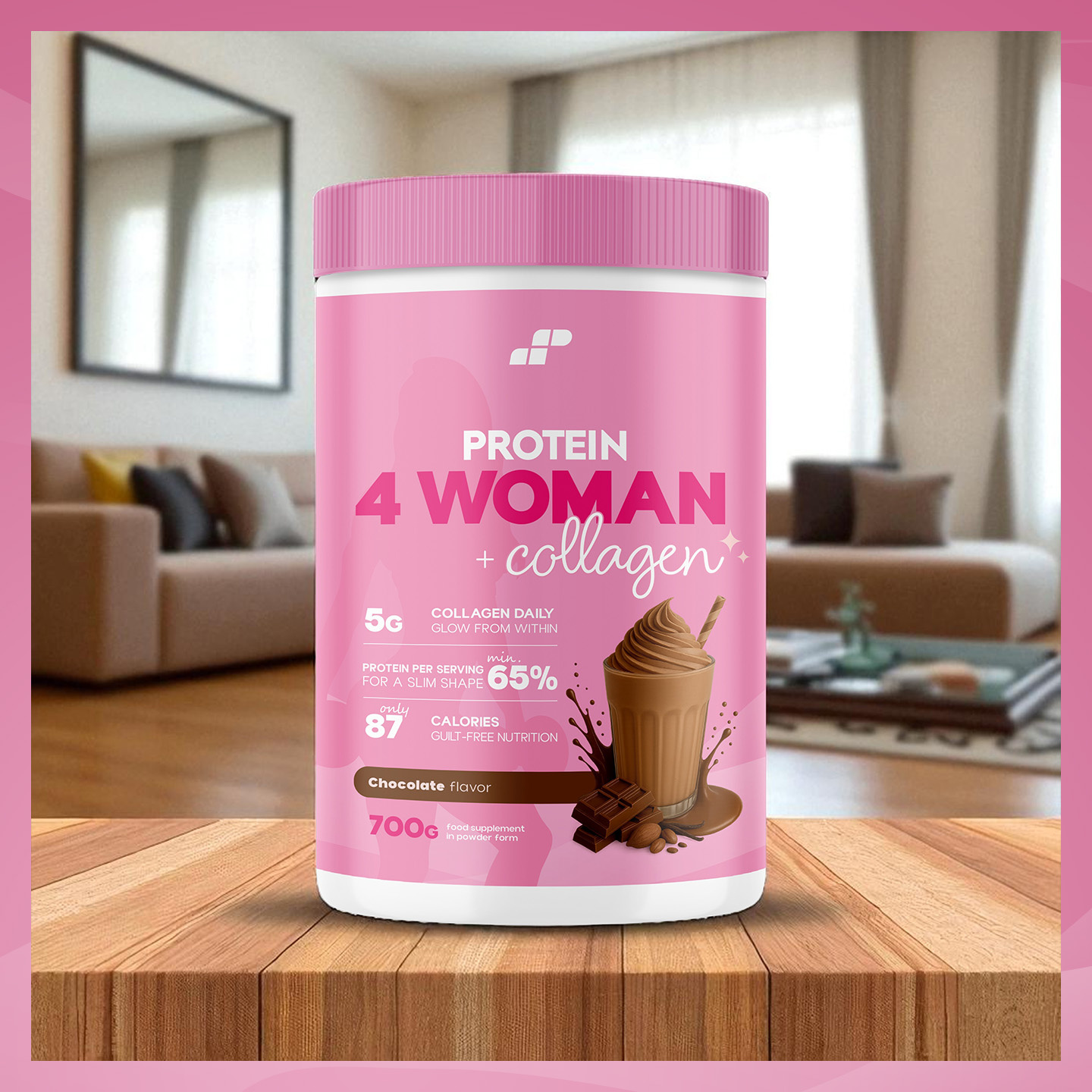 3x Protein 4 Woman + Collagen - 700g