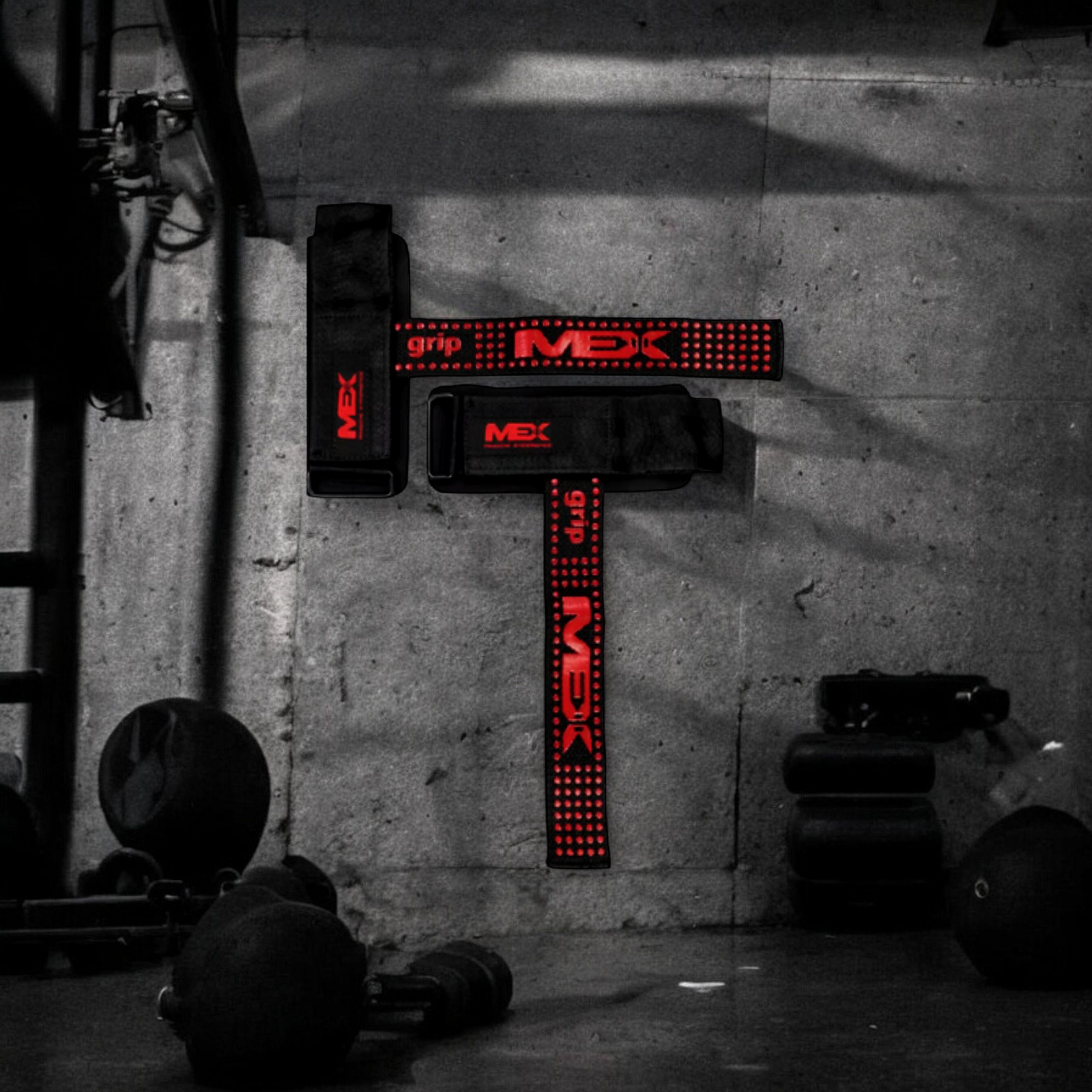 MEX NUTRITION - Lifting Straps V-Pro - Black